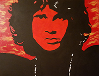 Jim Morrison Painting-1